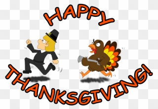 Happy Thanksgiving By Melissathehedgehog On Clipart - Cartoon - Png Download