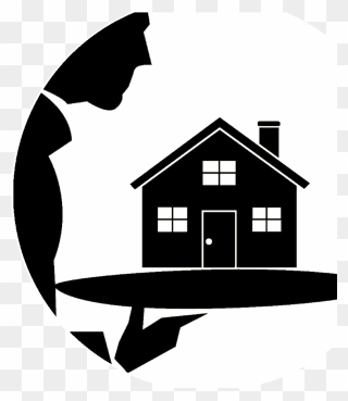 House Silhouette Clip Art - House Silhouette Png Transparent Png