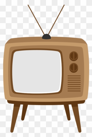 Fileretro Tv Vector - Tv Cartoon Transparent Background Clipart