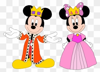 Crown Clipart Minnie Mouse - Coloring Minnie Mouse Princess - Png Download