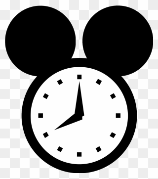 Transparent Clock Clipart - Mickey Clock Clipart - Png Download