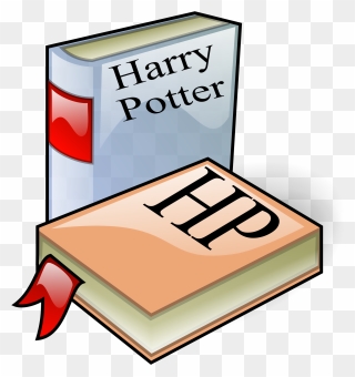 Library Of Harry Potter Book Vector Library Download - Clip Art Harry Potter Book - Png Download