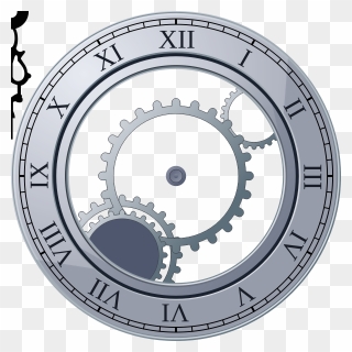 Roman Clock - Transparent Transparent Background Clock Clipart