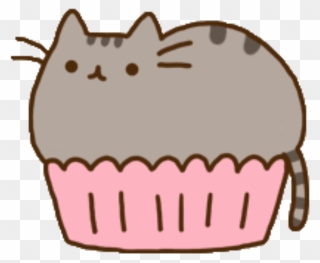 #pusheen #pusheencat #katze #cat #kedi #transparent - Pusheen Cat Cupcake Clipart