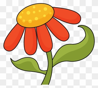 Rote Blume Clipart - Png Download