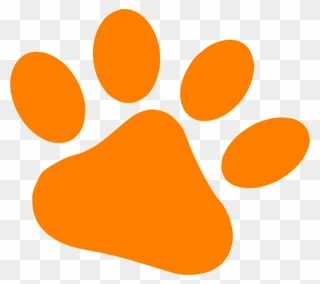 Orange Pet Paw 2 Clip Art At Clkercom Vector Online - Ed Sheeran Logo Png Transparent Png