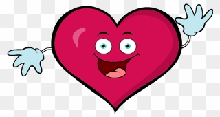 Clip Art Heart Symbol Love Emotions Happy - Transparent Happy Heart Clipart - Png Download