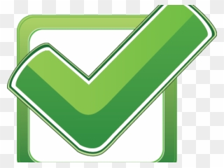Transparent Check Mark Clipart - Green Check Box - Png Download