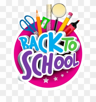 School Drawing Illustration - Clipart Back To School Logo - Png Download
