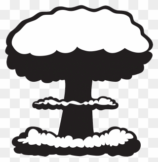 Mushroom Cloud Clipart - Mushroom Cloud Explosion Clipart - Png Download