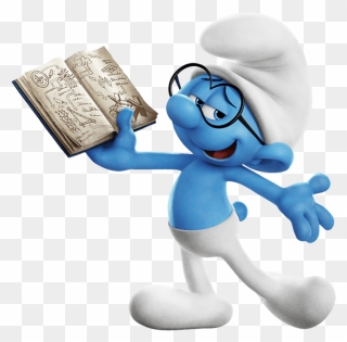 Mushroom Clipart Smurf - Brainy Smurfs The Lost Village - Png Download