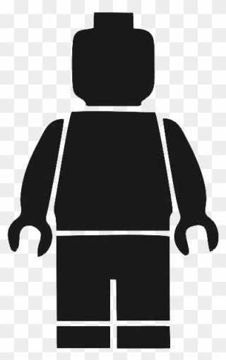 Lego Clipart Silhouette - Lego Silhouette - Png Download