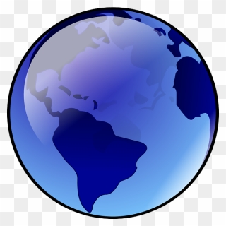 Blue Earth Clip Art Free Vector - Earth Clipart Gif Png Transparent Png