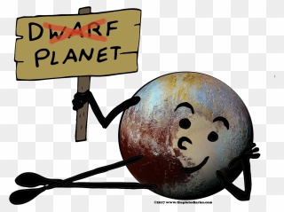 Transparent Funny Human Brain Clipart - Dwarf Planet Pluto Png
