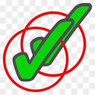 Double Check Marks Green Clipart