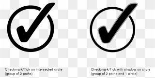 Checkmark On Circle - Checkmark In Circle Icon Png Clipart