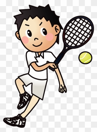 Tennis Player Sports Clipart - Clip Art - Png Download