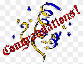 Congratulations Images Free Clipart - Png Download