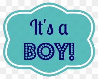Congratulations Its A Boy Gallery Collection - Circle Clipart