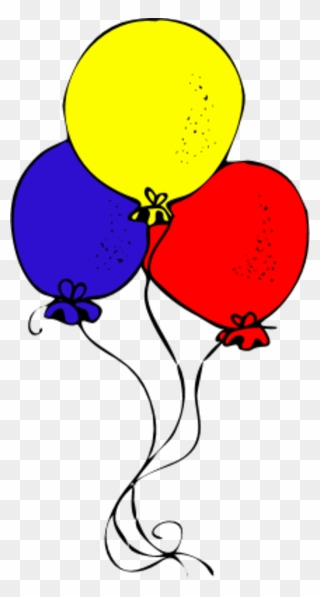 Transparent Birthday Balloons Border Png - Border Birthday Balloons Hd Png Clipart