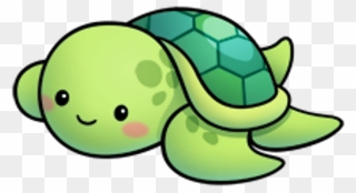 Clipart Love Turtle - Cute Turtle Drawing Easy - Png Download