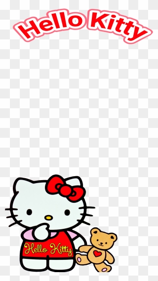 Snapchat Filters Clipart Cow - Hello Kitty Snapchat Filter - Png Download