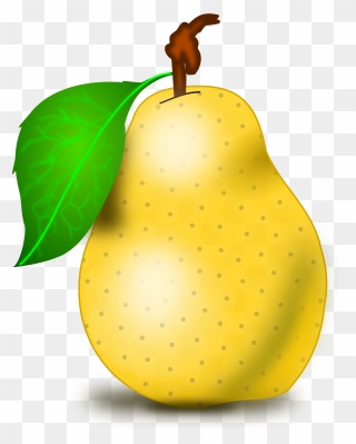 Pear Clipart Beautiful - Pear Clipart - Png Download