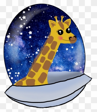 Galaxy Clipart Space Ufo - Galactic Giraffe - Png Download