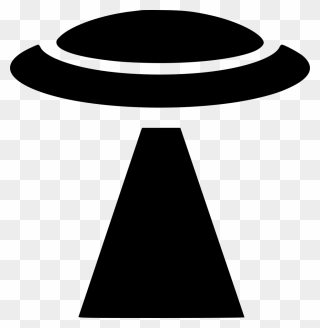 Svg Png Icon Free - Black Ufo Clipart Transparent Png