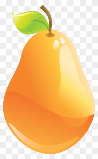 Pear Transparent Picture - Cartoon Fruit And Vegetables Clipart