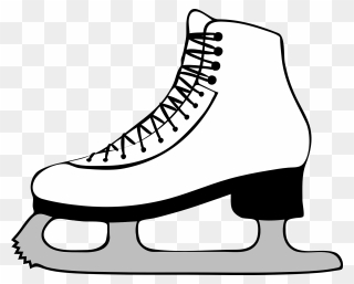 White Ice Hockey Skates Free Image - Ice Skate Clipart - Png Download