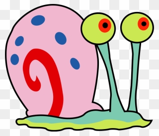 Snail Clipart Spongebob Gary - Gary The Snail - Png Download