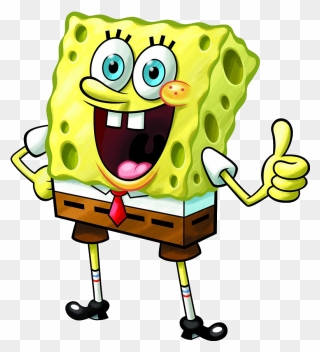 Spongebob Clip Sponge Bob - Spongebob Thumbs Up Meme - Png Download