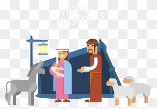 Nativity Of Christmas Day Jesus Png Free Photo - Christmas Day Clipart
