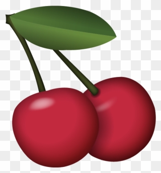 Cherry Clipart Emoji - Cherry Emoji Png Transparent Png