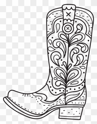 Cowboy Boot Clipart