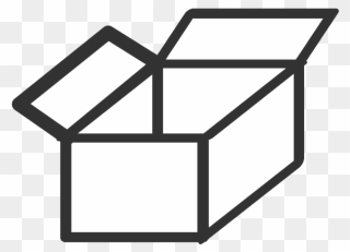 Raccoon Opening Box Png Icons - Cube Outline Clipart