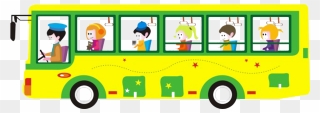 Bus Cartoon Public Transport - Cartoon Public Bus Clipart