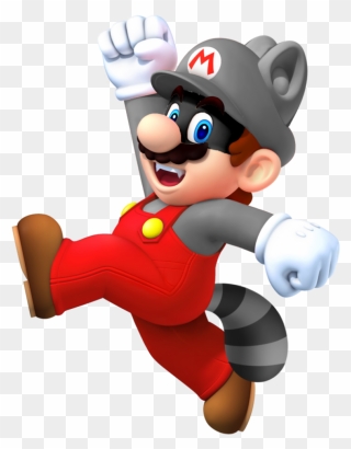 Super Mario Raccoon Png Image - Mario Racoon Clipart
