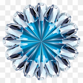 Blue Diamond Ring Clip Art - Diamond Jewellery Transparent - Png Download