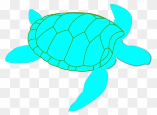 Clipart Sea Turtle Silhouette - Png Download