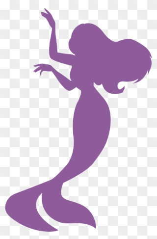 Ariel Mermaid Free Content Clip Art - Mermaid Silhouette Transparent - Png Download