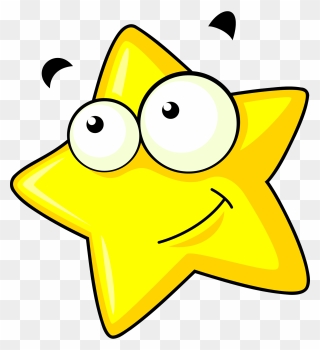 Yellow Starfish Clipart - Cartoon - Png Download