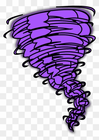 Purple Clip Art, Icon And Svg - Tornado Animation - Png Download