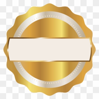Gold Seal Badge Png Clipart Image - Blue Ribbon Seal Png Transparent Png