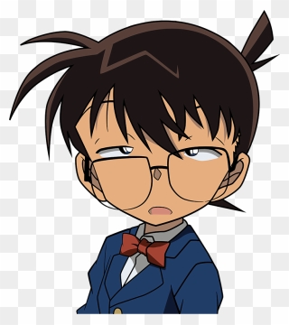 Detective Conan Png By Jinsuke04 On Clipart Library - Detective Conan Funny Face Transparent Png