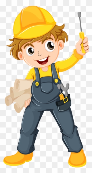 Lawyer Clipart Community Helper - Kid Construction Clipart - Png Download