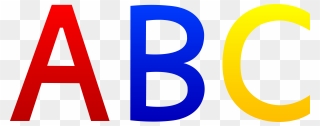 Abc Alphabet Letters - Clip Art Alphabet Letters Free - Png Download