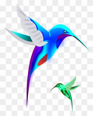 Transparent Flying Bird Clipart - Colourful Birds Flying Cartoon - Png Download
