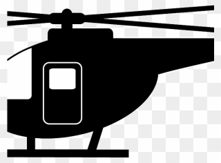 Shovel Picture Free Download - Helicopter Cartoon Png Black Clipart